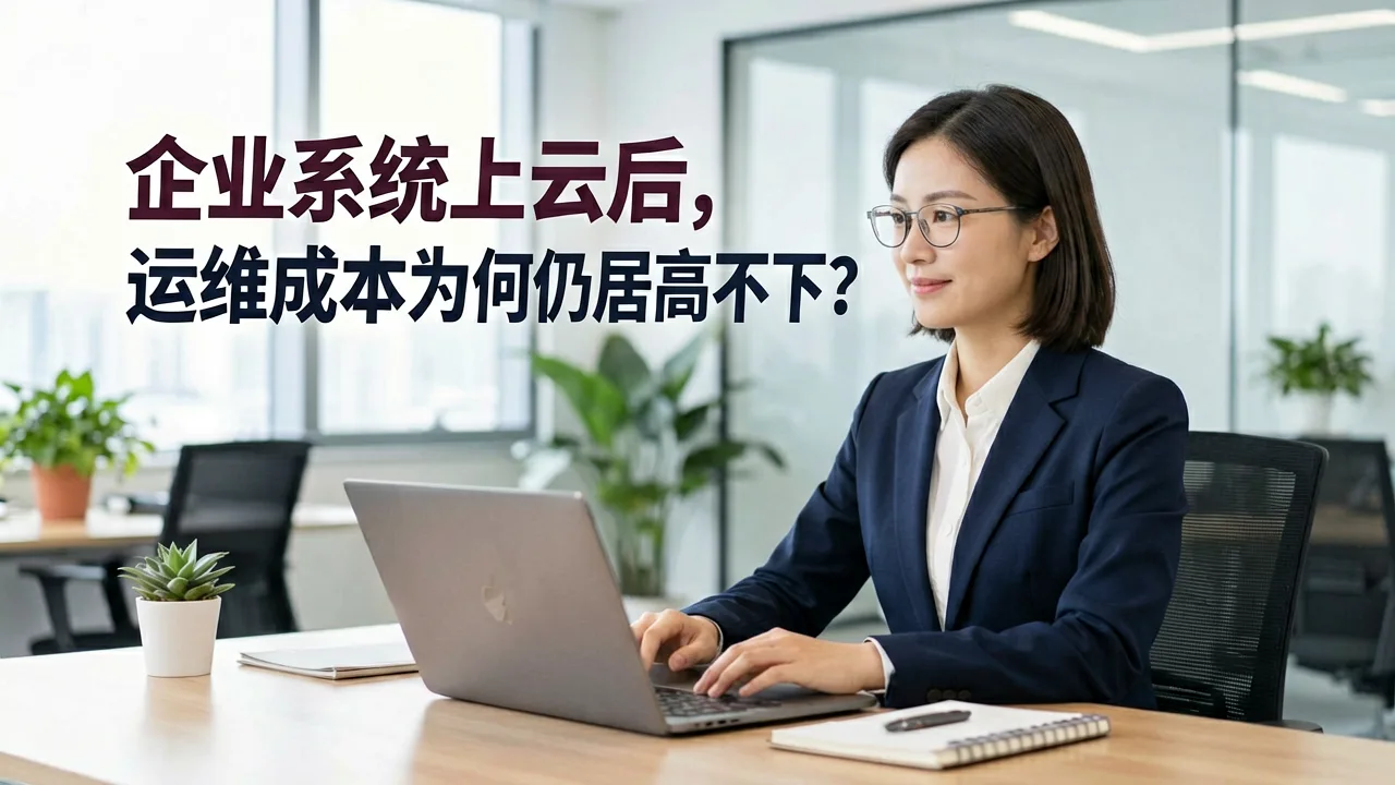 企业系统上云后,运维成本为何仍居高不下?